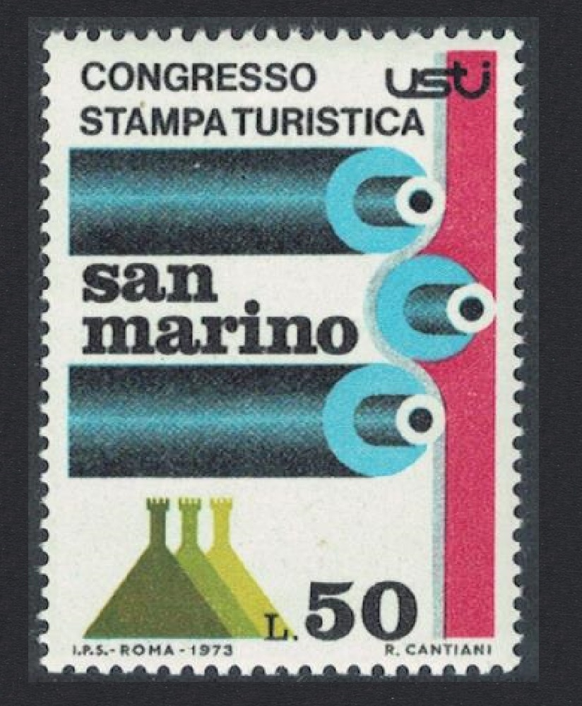 San Marino Tourist Press Congress 1973 MNH SG#962