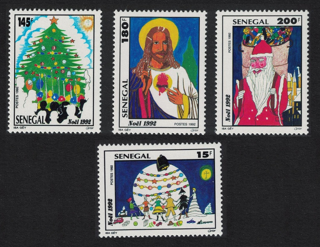 Senegal Christmas 4v 1992 MNH SG#1224-1227