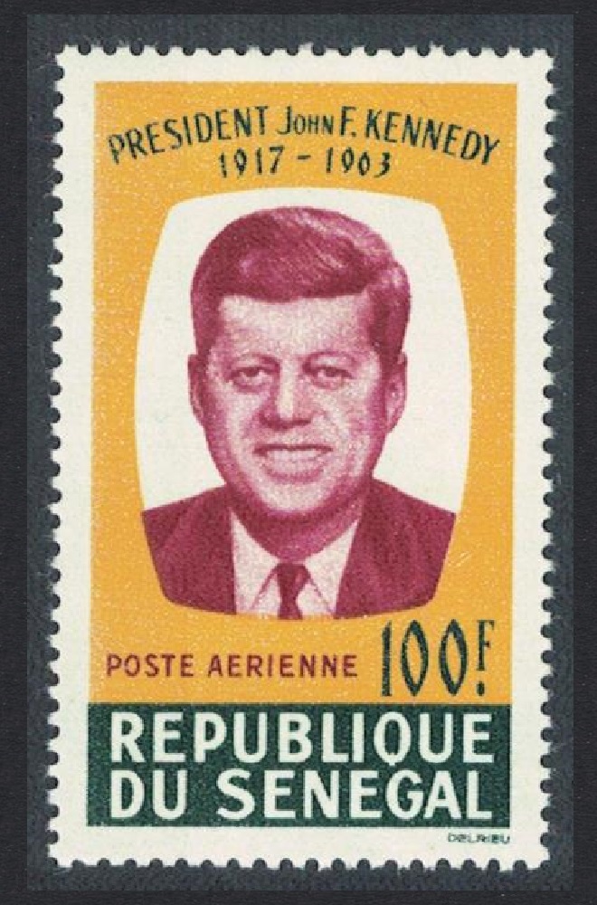 Senegal President Kennedy Commemoration 1964 MNH SG#290