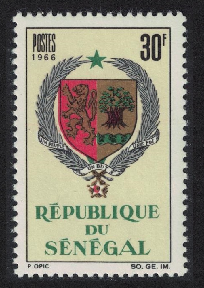 Senegal Arms of Senegal 1966 MNH SG#333 MI#336