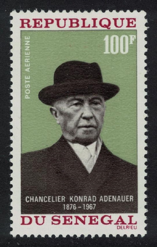 Senegal Chancellor Adenauer 1968 MNH SG#368