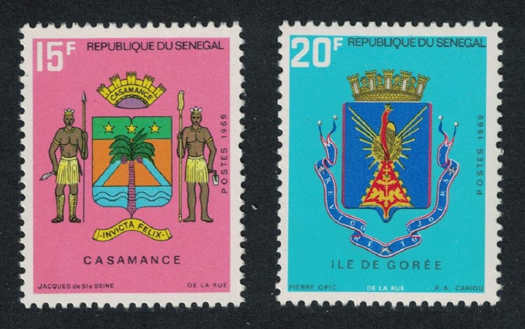 Senegal Arms 2v 1969 MNH SG#401-402