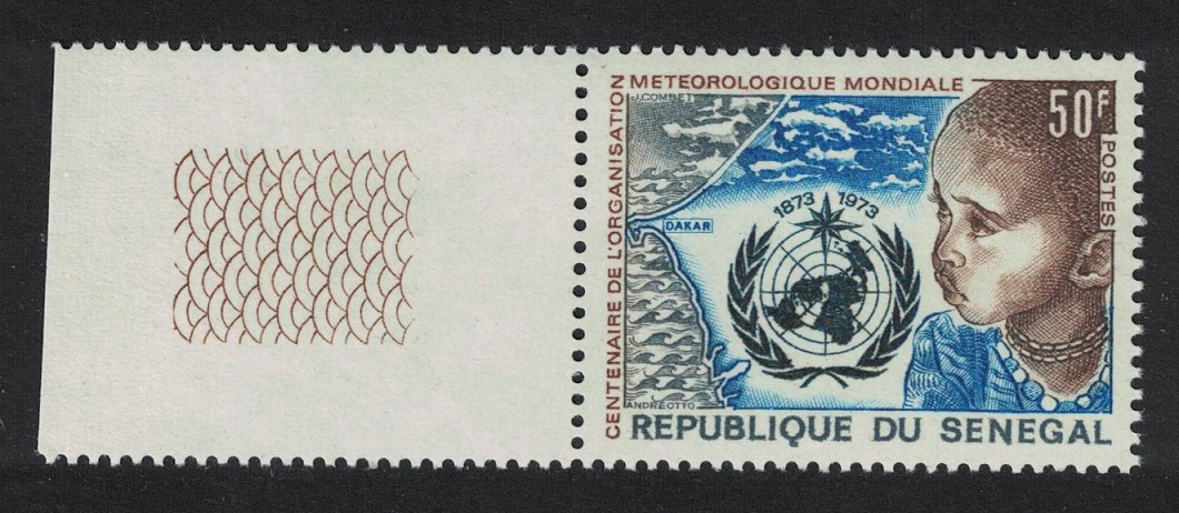 Senegal Centenary of WMO 1973 MNH SG#535