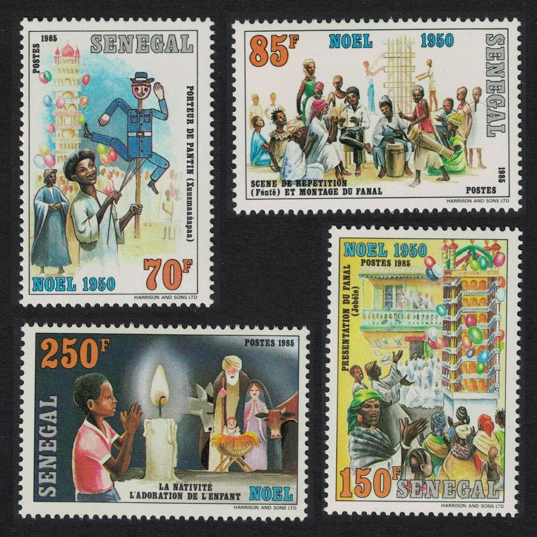 Senegal Christmas Customs 4v 1986 MNH SG#867-870