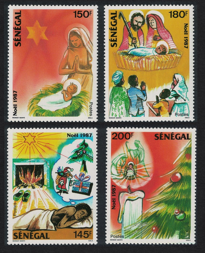 Senegal Christmas 4v 1987 MNH SG#926-929