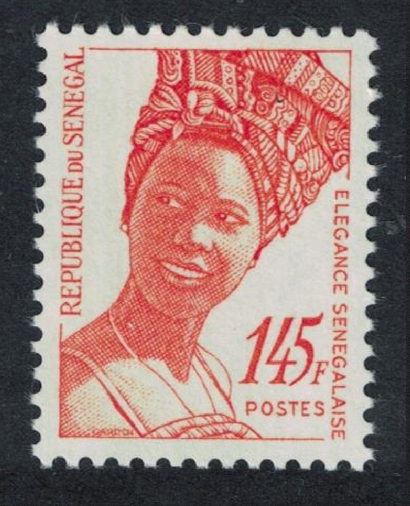 Senegal Beauty 145f Orange EXTREMELY RARE 1991 MNH SG#504g MI#A1123 Sc#572