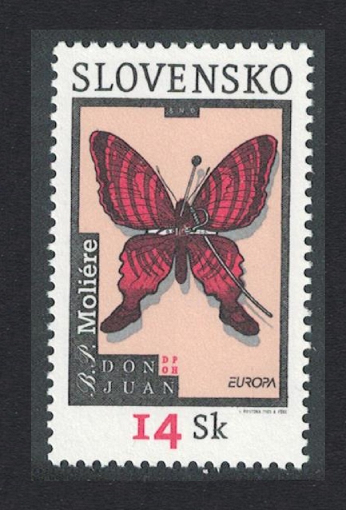 Slovakia Butterfly Moliere Europa CEPT Poster art 2003 MNH SG#411