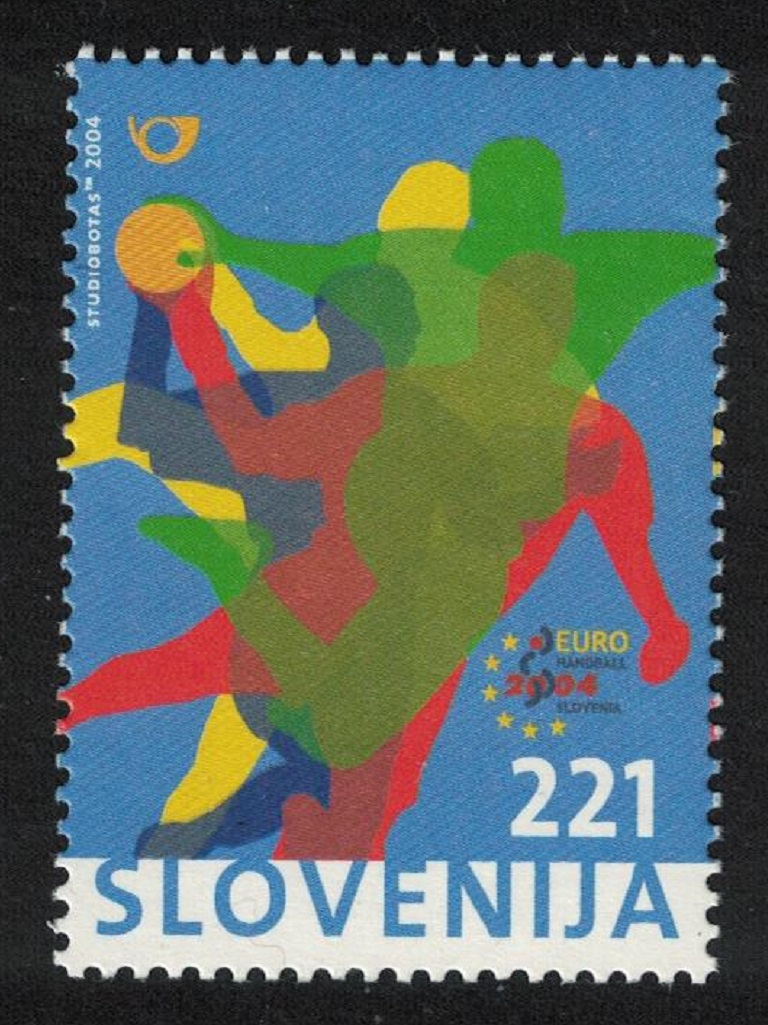 Slovenia Sixth European Men&#39;s Handball Championships Slovenia 2004 MNH SG#611