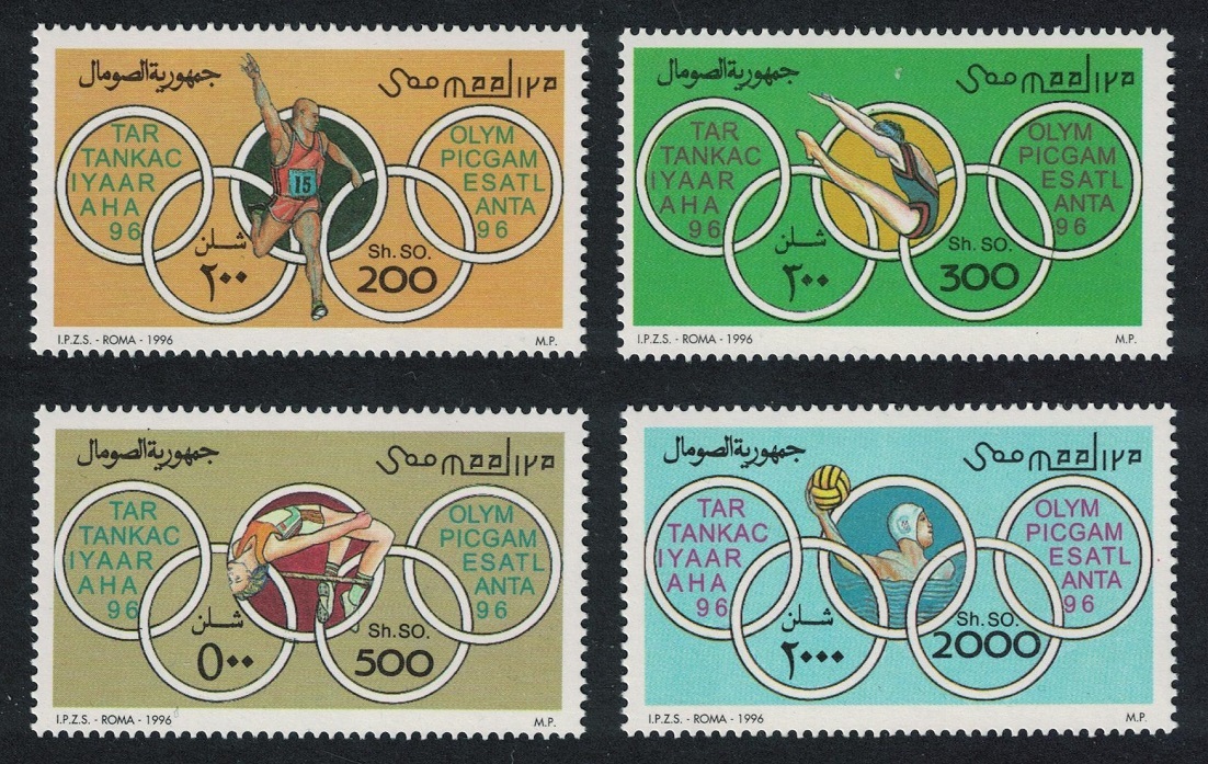 Somalia Summer Olympic Games 4v 1996 MNH MI#592-595