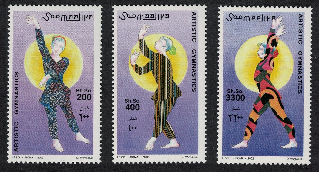 Somalia Artistic Gymnastics 2002 MNH MI#959-61