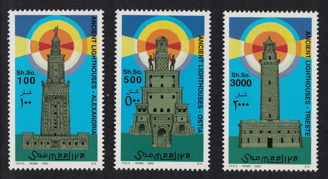 Somalia Lighthouses of Antiquity 2002 MNH MI#976-978