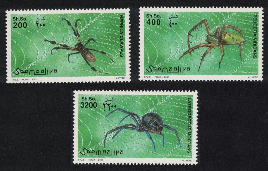 Somalia Spiders 2002 MNH MI#991-993