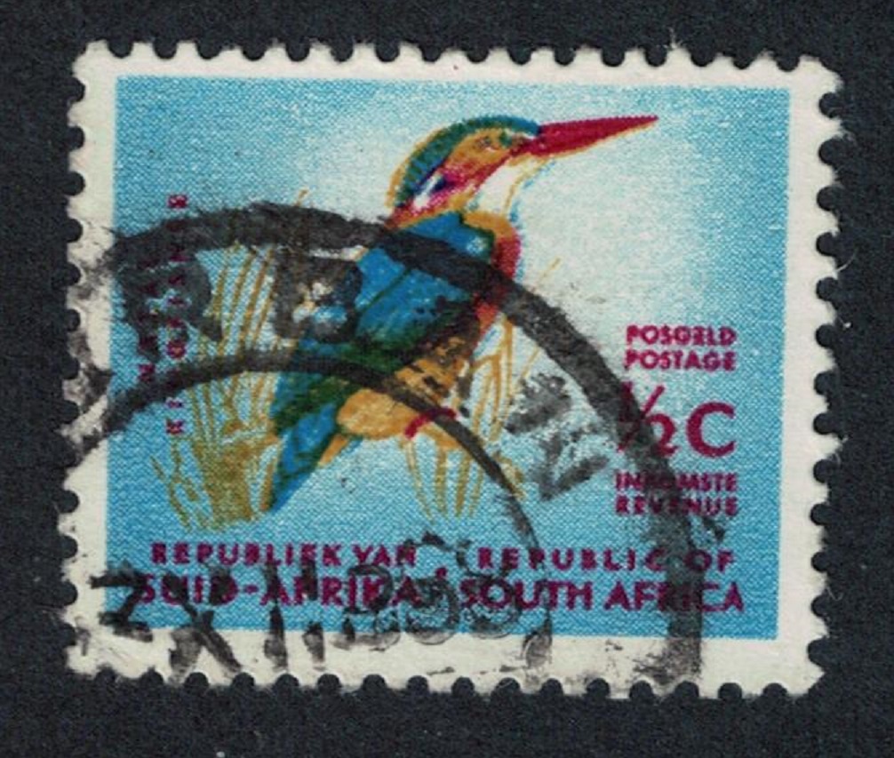 South Africa Kingfisher Bird T2 1961 Canc SG#198