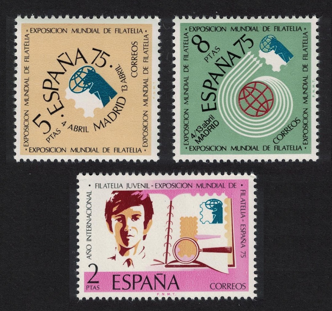 Spain ESPANA 75 International Stamp Exhibition 3v 1974 MNH SG#2232-2234