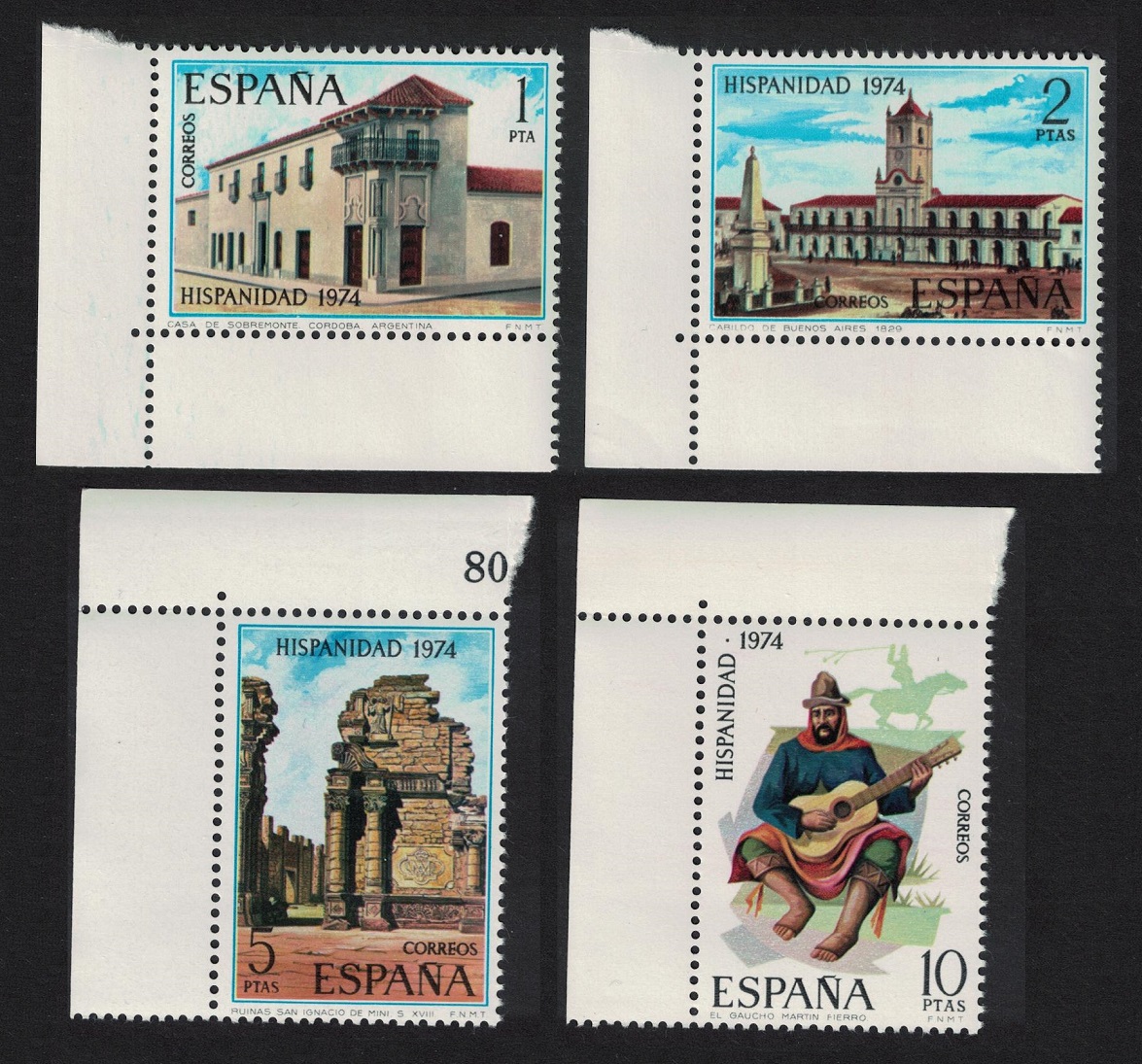 Spain New World Argentina 4v 1974 MNH SG#2271-2274