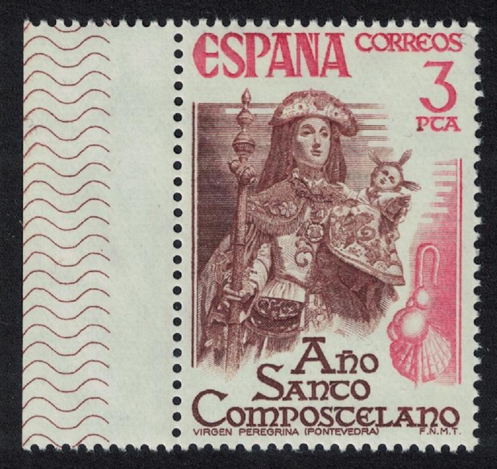 Spain Holy Year of Compostela Margin 1975 MNH SG#2351