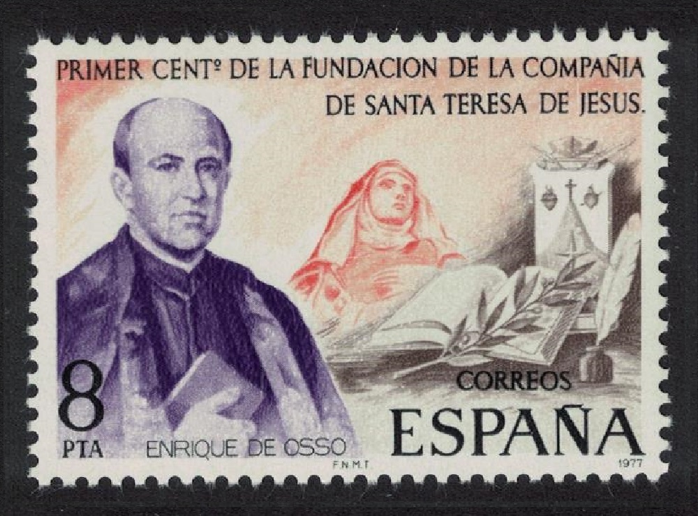 Spain Centenary of Society of St Theresa of Jesus 1977 MNH SG#2465