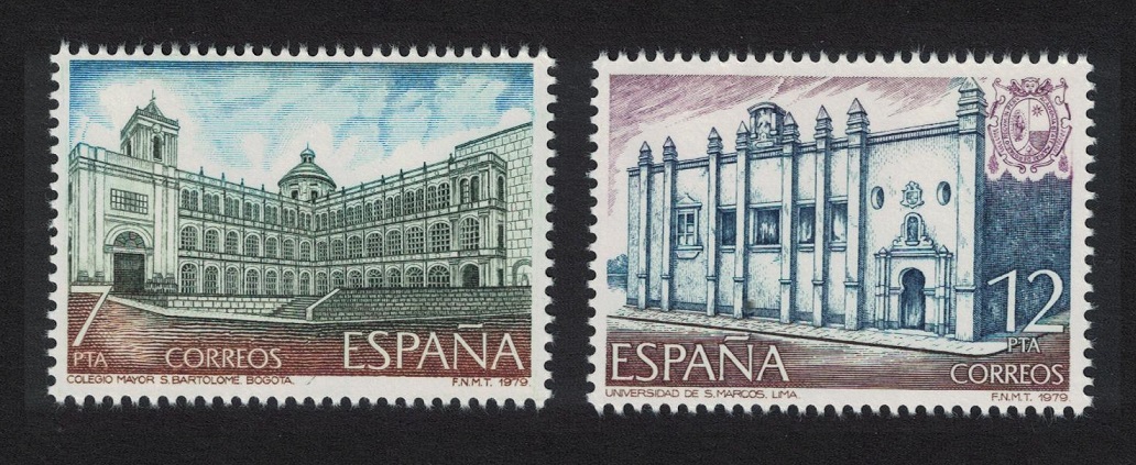 Spain Latin-American Architecture 2v 1979 MNH SG#2592-2593