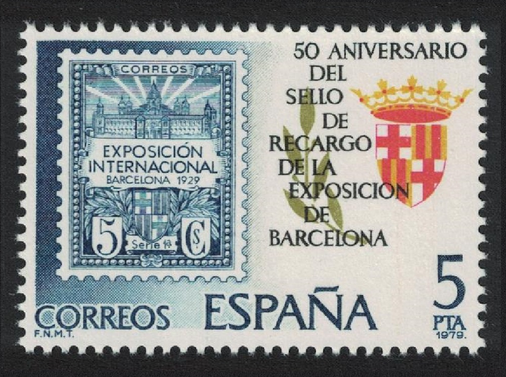 Spain Barcelona Exhibition Tax Stamps 1979 MNH SG#2597