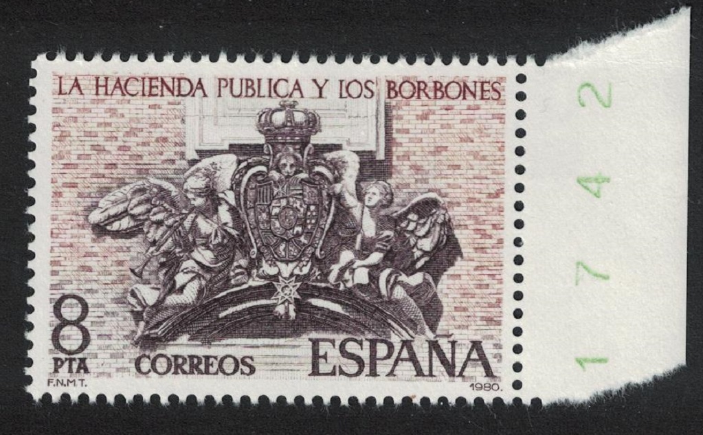 Spain Public Finances Bourbons Margins 1980 MNH SG#2619