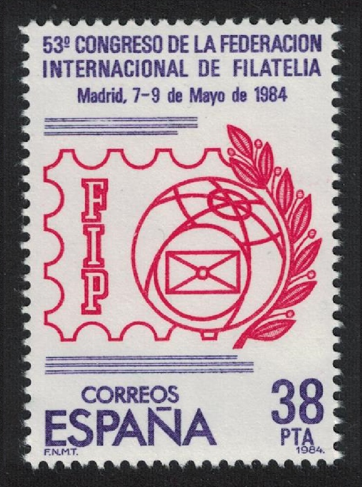 Spain International Philatelic Federation Congress 1984 MNH SG#2762