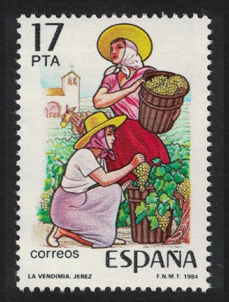 Spain Wine Vintage Festival Jerez 1984 MNH SG#2785