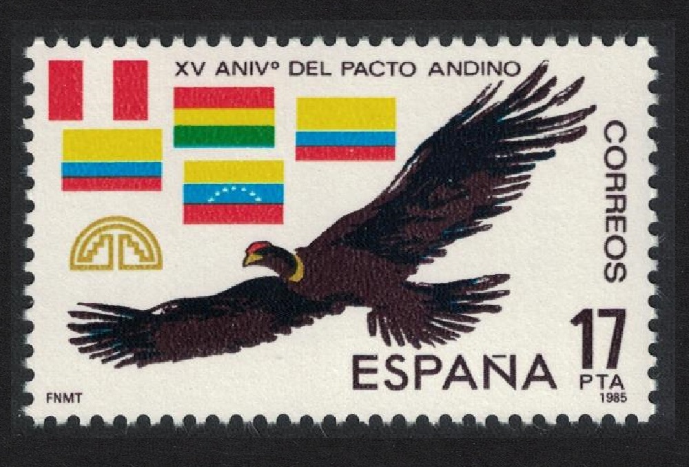 Spain Birds Andean Condor 1985 MNH SG#2792 Sc#2398