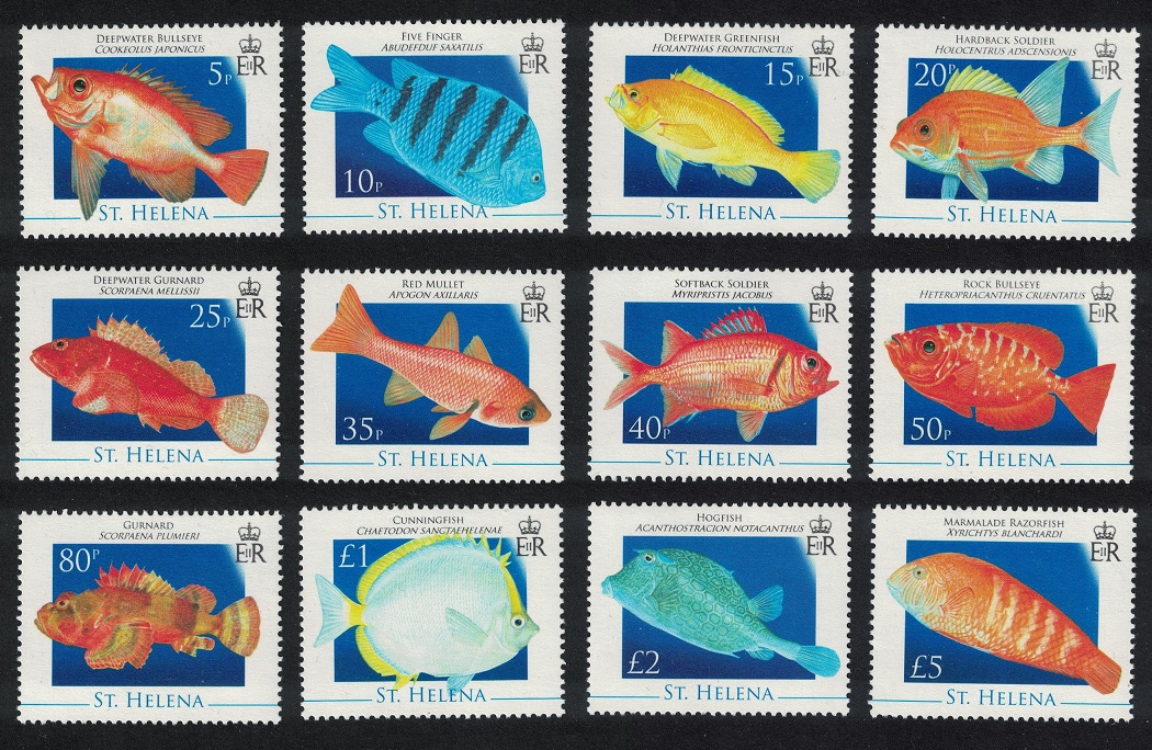 Saint Helena Fish 12v 2008 MNH SG#1058-1069