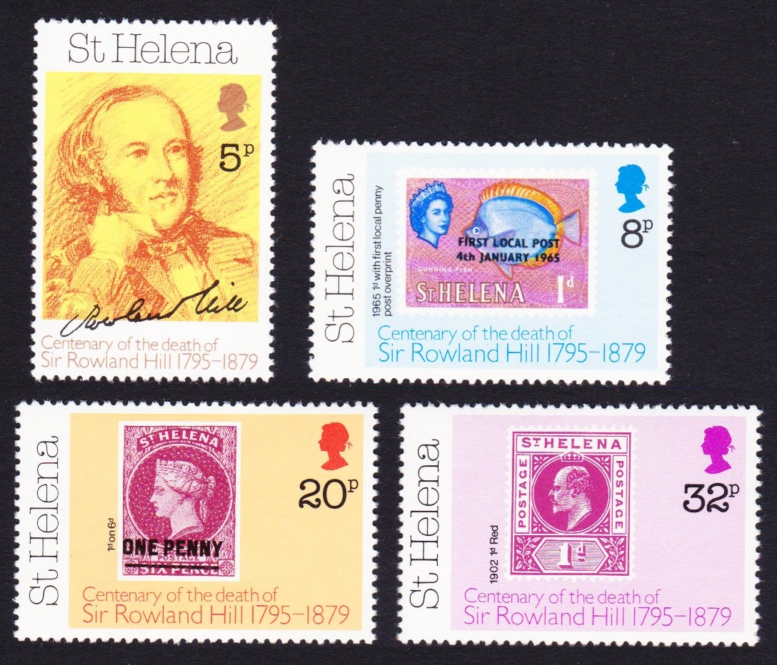 Saint Helena Sir Rowland Hill 4v 1979 MNH SG#351-354 Sc#328-331