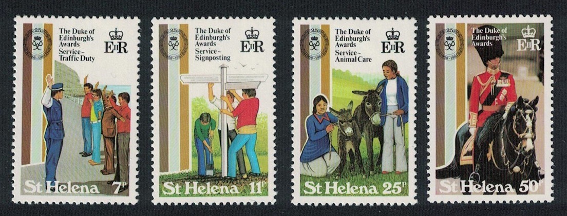 Saint Helena Duke of Edinburgh Award Scheme 4v 1981 MNH SG#385-388