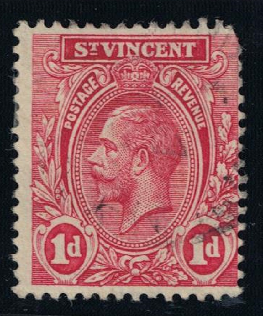 Saint Vincent George V 1913 Canc SG#109