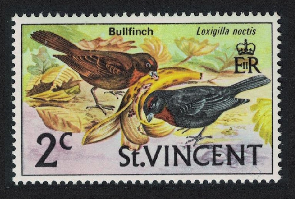 Saint Vincent Lesser Antillean Bullfinches Birds 2c 1985 MNH SG#287