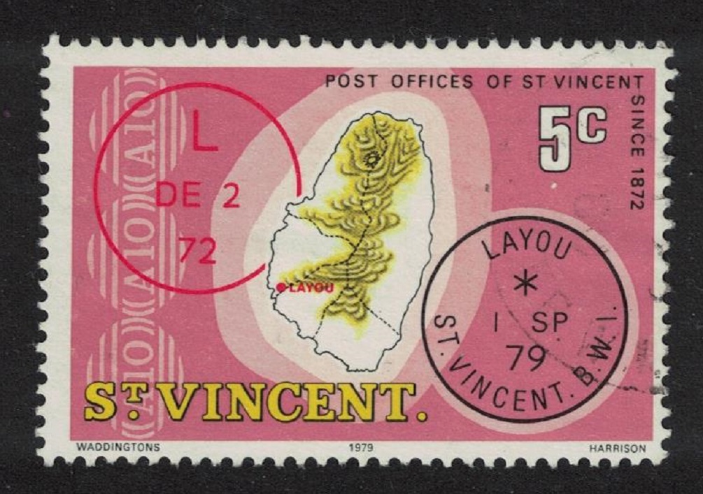 Saint Vincent Post Office Layou 1979 Canc SG#586