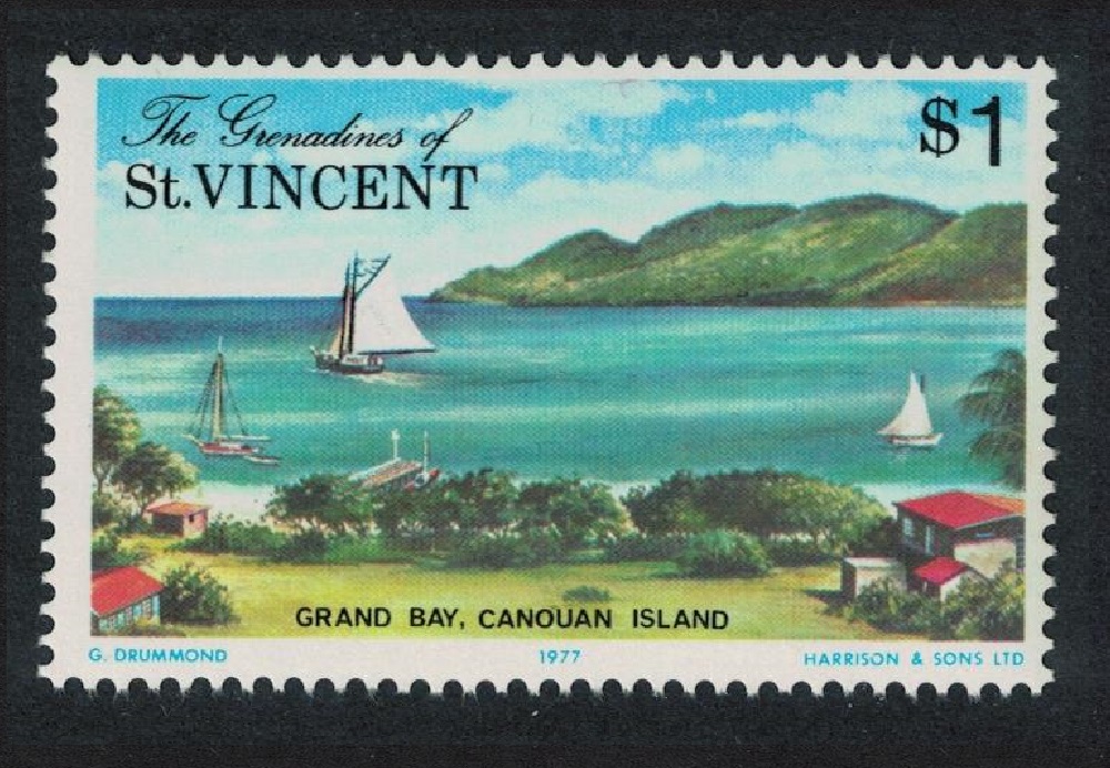 Saint Vincent Grenadines Yachts Boats Grand Bay 1977 MNH SG#109