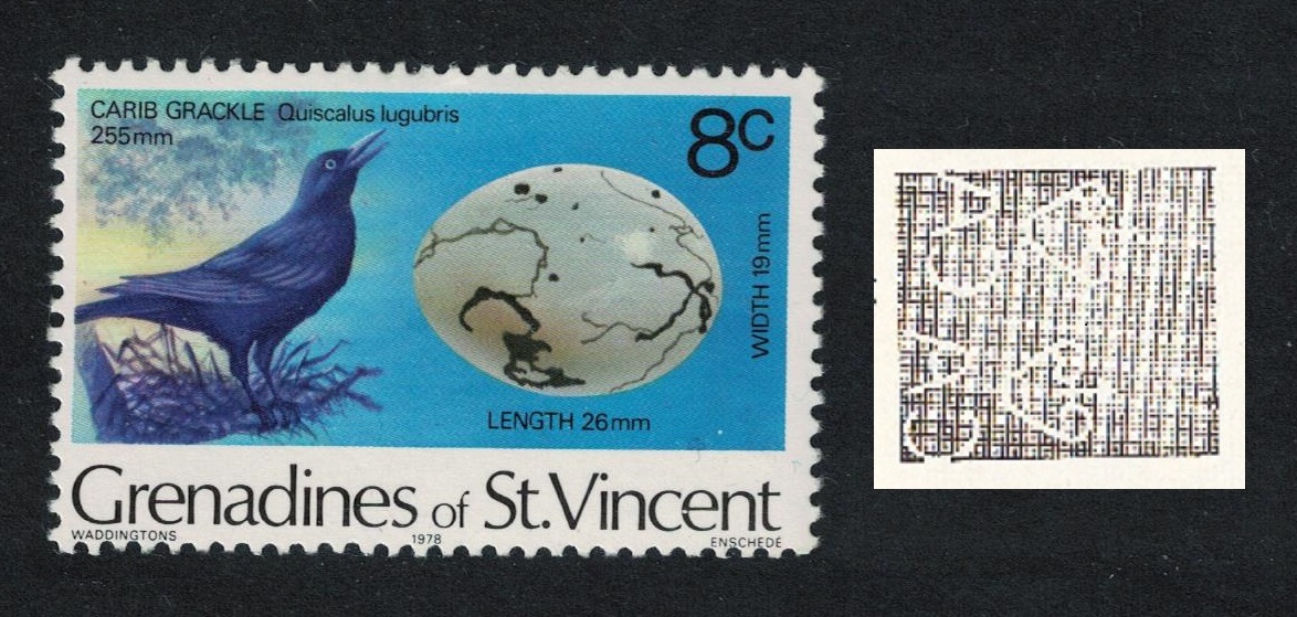 Saint Vincent Grenadines Carib Bird inscr &#39;1978&#39; WATERMARK Var RARR 1978 MNH SG#116w