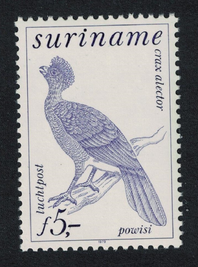 Suriname Bird Black Curassow 1979 MNH SG#946 MI#853