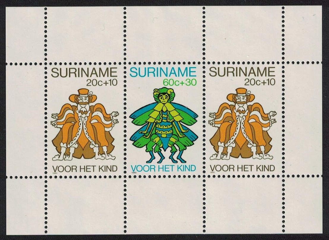 Suriname &#39;The Story of Anansi and his Creditors&#39; MS 1980 MNH SG#MS1018