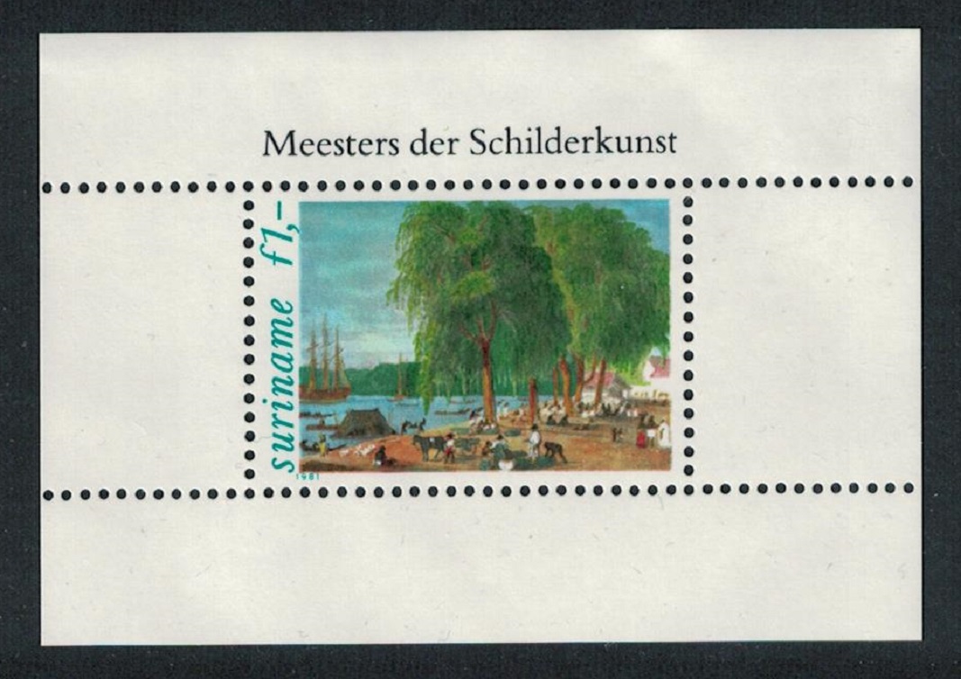 Suriname Illustrations to &#39;Journey to Surinam&#39; by P I Benoit MS 1981 MNH SG#MS1054