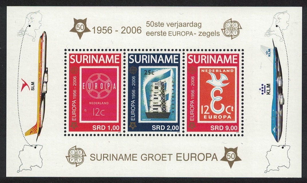 Suriname Europa Stamps MS 2006 MNH SG#MS2143