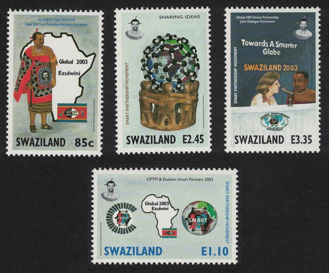 Swaziland Global 2003 Smart Partnership Movement 4v 2004 MNH SG#729-732