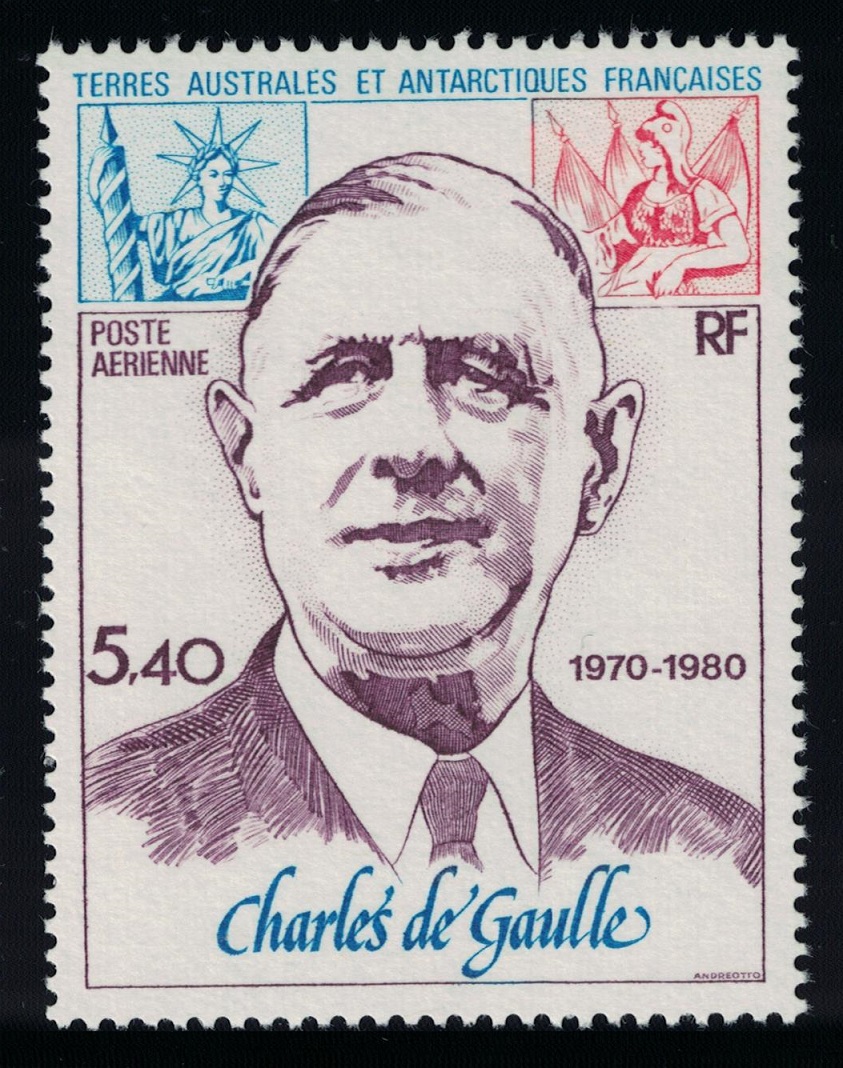 French Southern and Antarctic Territories 10th Death Anniversary of Charles de Gaulle 1980 MNH SG#148 MI#148