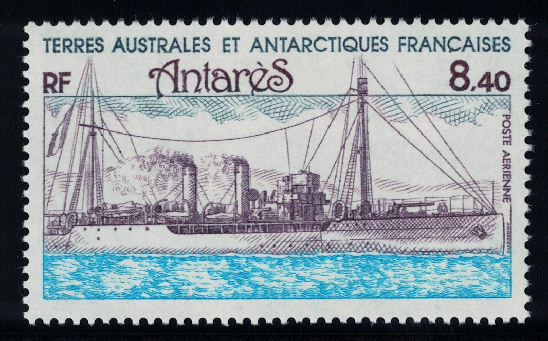 French Southern and Antarctic Territories Dispatch Vessel &#39;Antares&#39; 1981 MNH SG#166 MI#166