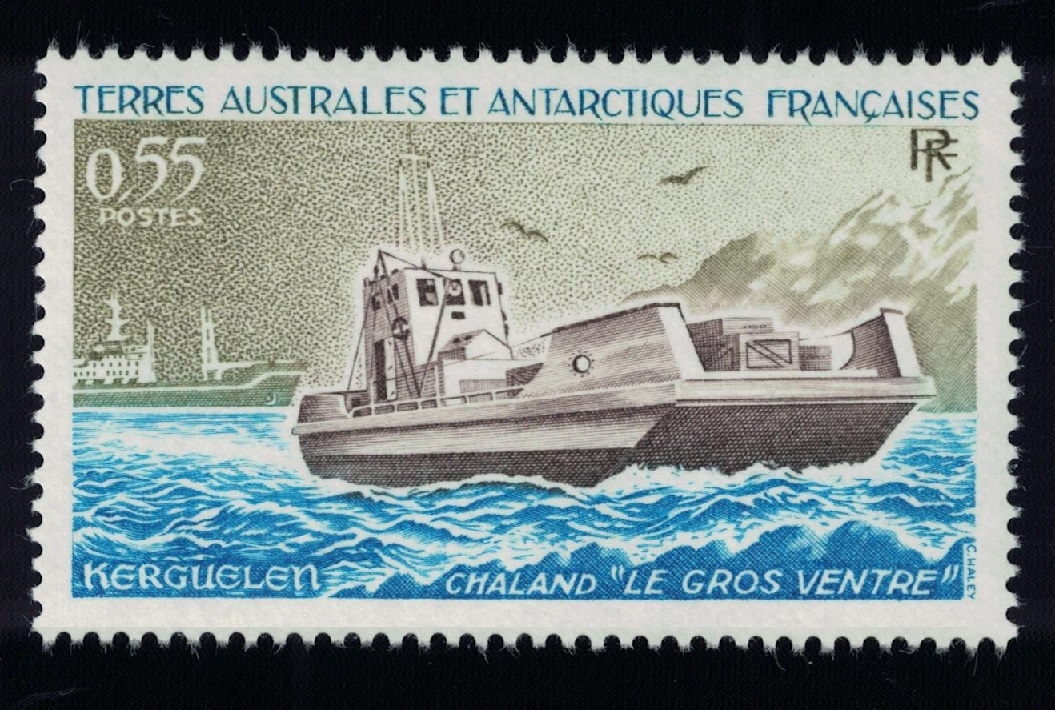 French Southern and Antarctic Territories Lighter &#39;Le Gros Ventre&#39; 1983 MNH SG#169 MI#169