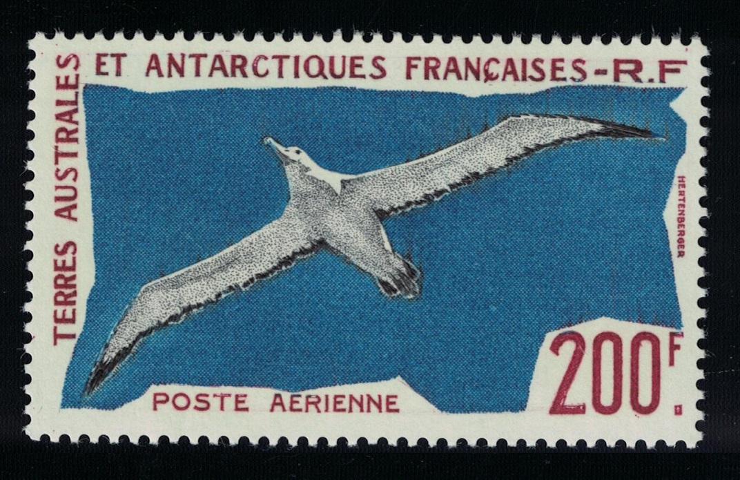 French Southern and Antarctic Territories Birds Wandering Albatross 200f 1959 MNH SG#18 MI#18 Sc#C3