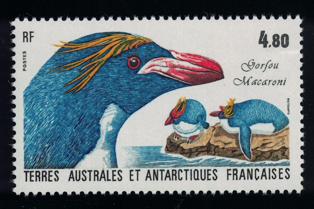 French Southern and Antarctic Territories Birds Macaroni Penguins 1987 MNH SG#226 MI#222 Sc#132