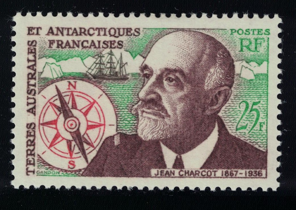 French Southern and Antarctic Territories Jean Charcot Ship Compass 1961 MNH SG#24 MI#24 Sc#21