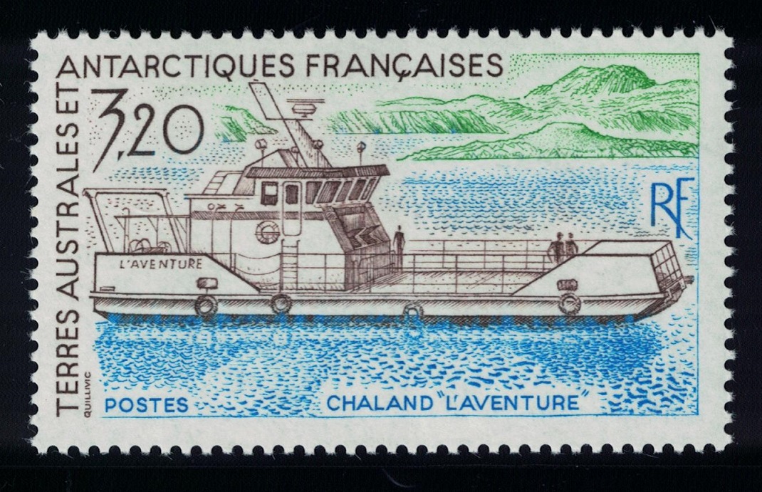 French Southern and Antarctic Territories &#39;L&#39;Aventure&#39; landing craft 1991 MNH SG#275 MI#271