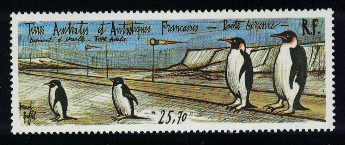 French Southern and Antarctic Territories Penguins Birds Landing Strip at Adelie Land 1992 MNH SG#305 MI#285