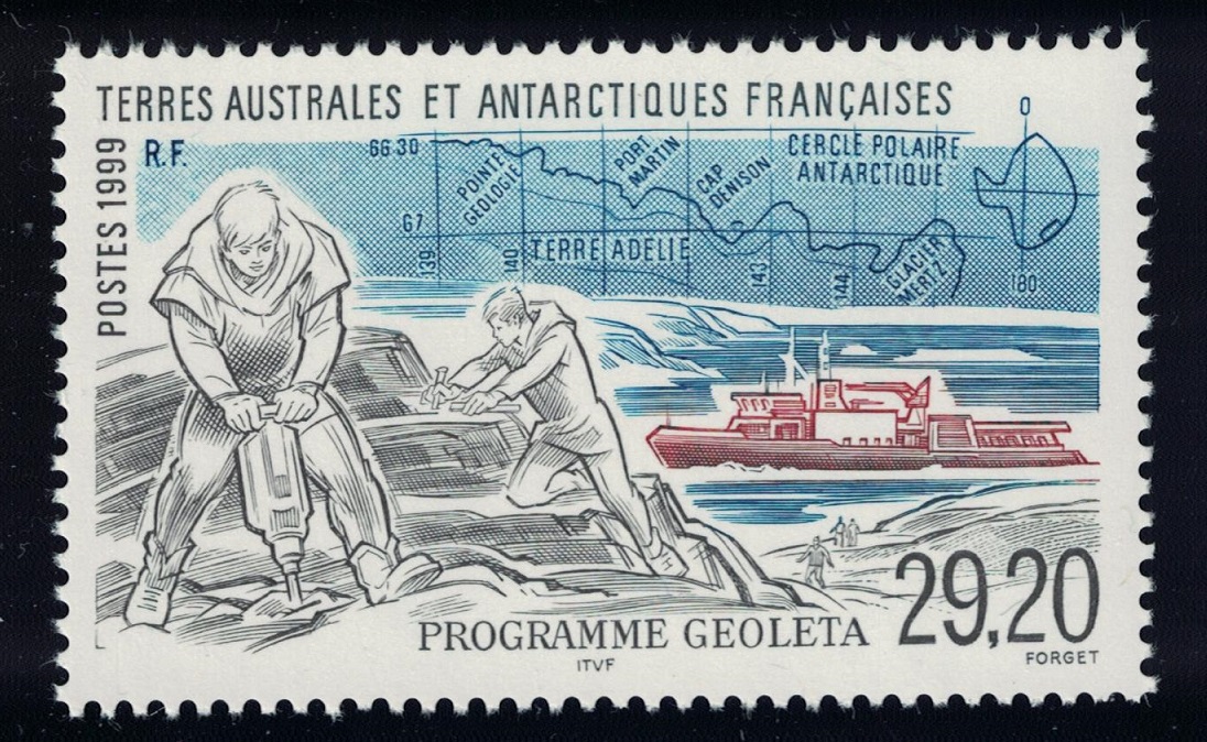 French Southern and Antarctic Territories Geoleta Programme Adelie Land 1999 MNH SG#403