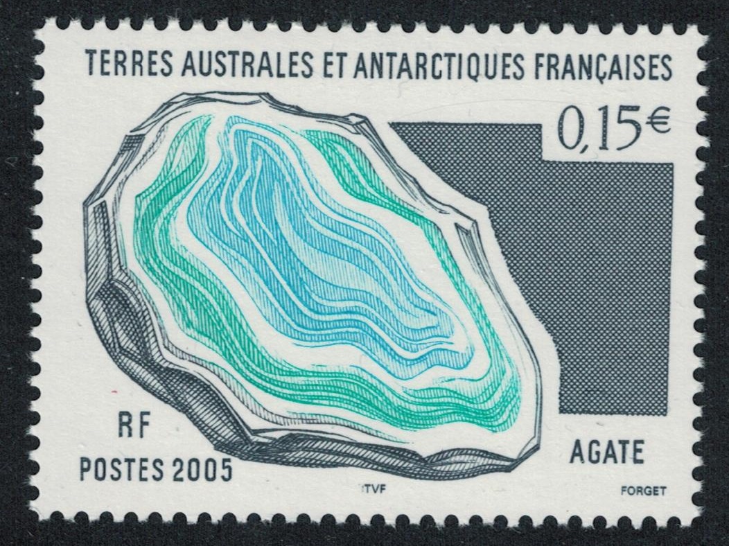 French Southern and Antarctic Territories Agate Mineral 2005 MNH SG#530 MI#556